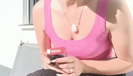 Sunny morning cigarettes are the best