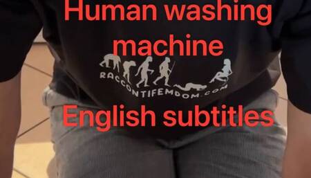 Lavatrice umana dei miei calzini - Human washing machine of my socks