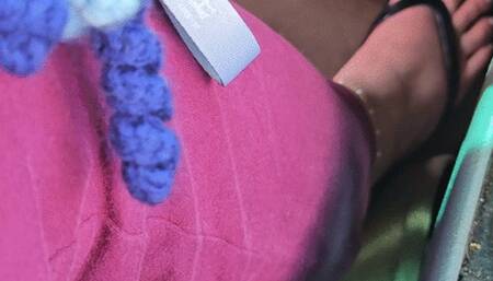 Driving In flip flops Honda Civic