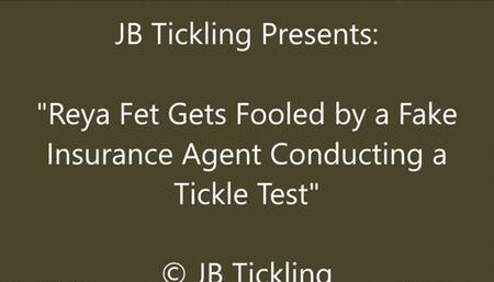 Reya Fet Tickled by an Insurance Salesman - HD
