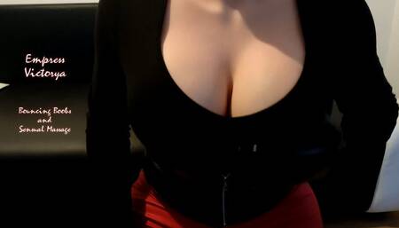 Massaging Bouncing Tits