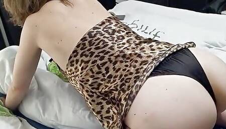 843 - Compilation French amateur, doggy style fuck, satin lingerie, clothed sex, blowjob, rimjob