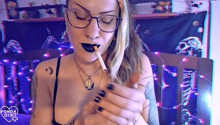 Tease-y smoke & tit tease [WMV - 1080p]