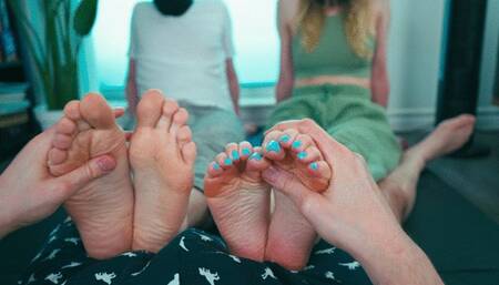 My First Bisexual Footjob