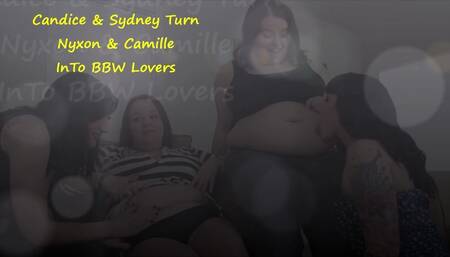 Candice & Sydney Turn Nyxon & Camille into BBW Lovers