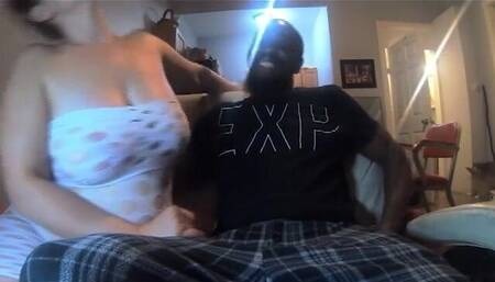Bad Ass Redhead Gets Her Rocks off After Husband Leaves for Work