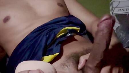 Jerk off with Fake Pussy Sex Toy.