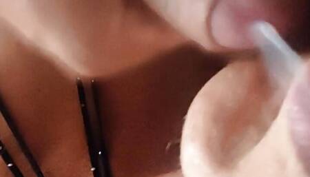 cumshots in mouth compilation. Real amateur milf sucks, licks, swallows my cum