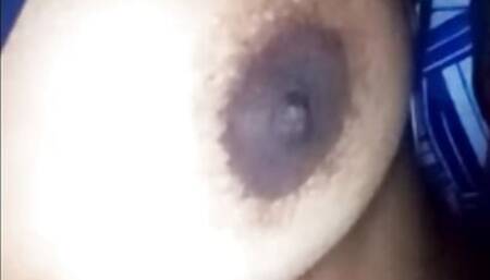 Midnight Boobs show in Bed