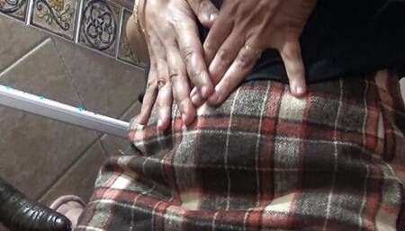 muslim prostitute slut makes porn videos in clients house in Sweden