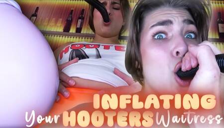 Inflating Your Hooters Waiter (HD MP4)