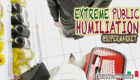 Extreme public humiliation @supermarket - HD