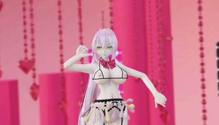 LUKA wearing condom skirt danced Rabbit Hole - Dist. - Yellow Eyes Color Edit Smixix