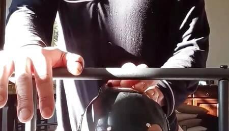 Bound in a Bed I Have All My Holes Roughly Fucked by a Big Cock Front View