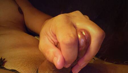 Oiled Solo Masturbation