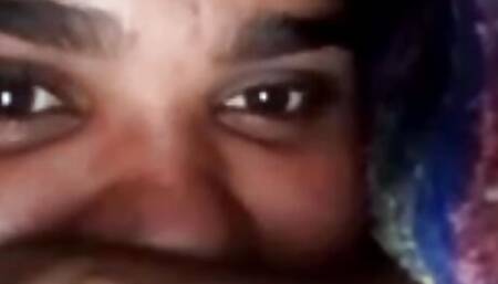 Boobs show under bedsheet in night