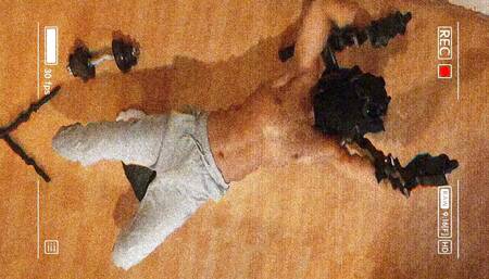 UK Roadman Grey Trackies Bulge Workout