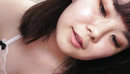 Japanese brunette Ayumi Honda exciting trimmed chick enjoys fuck with lover.