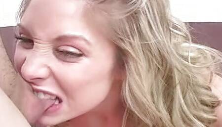 Asian therapist cums on a girl feet before she bites his cock and balls