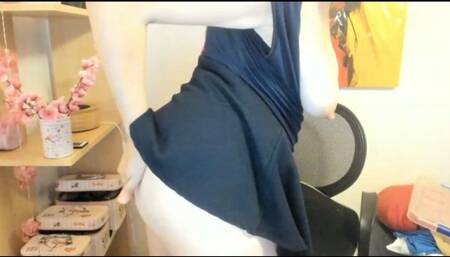 Italian stepmom dominates you and makes you suck her big rubber cock all the way down your throat 4K