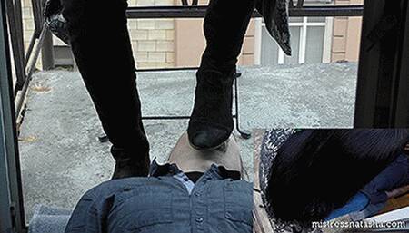 Vanessa Vaughn - Smoking on the Balcony (Full HD)