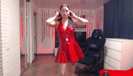 Surprise under my dress! Fucking you rough