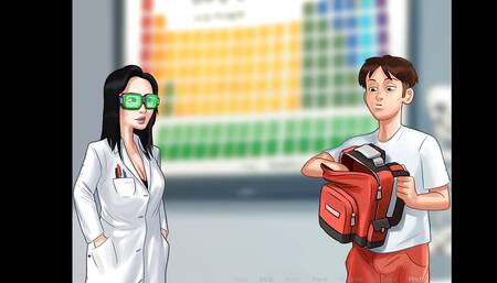 All Sex Scenes With Science Teacher - Tight Pussy - Student teacher - Animated Porn game