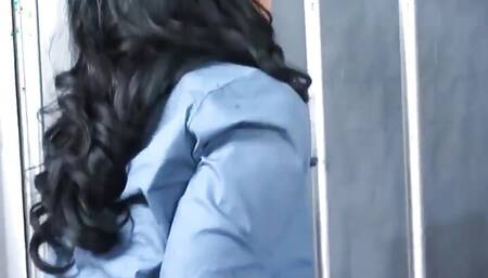 Lady Prison Guard Gets Jammed