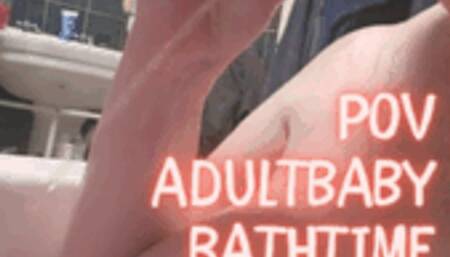 Adultbaby POV Bathtime with Mom 1080p