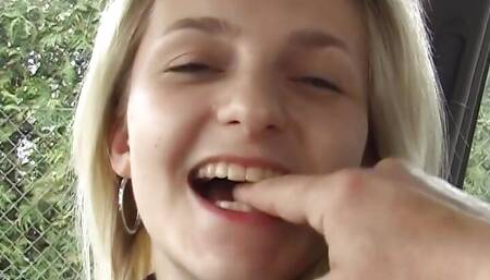 Olds Fuck Dolls - Tim Wetman picks up a young girl and gets POV blowjob