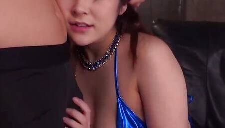 Horny Japanese mega-slut reveals her yam-sized hooters and bootylicious body in a dirty NSFW movie - JAPANESE XXX!