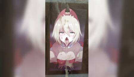 Anime girls cumshot bukkake sop
