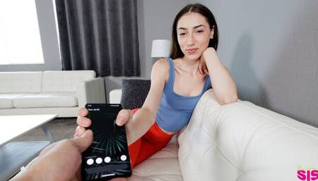 Beautiful hard fuck in the doggy style with a long-legged Tiana Blow