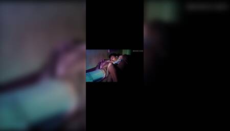 Indian village house wife big boobs kissing ass