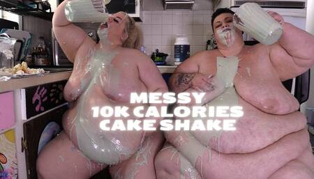 Messy 10k Calories Cake Shake Reenaye Starr & Olivia Jaide