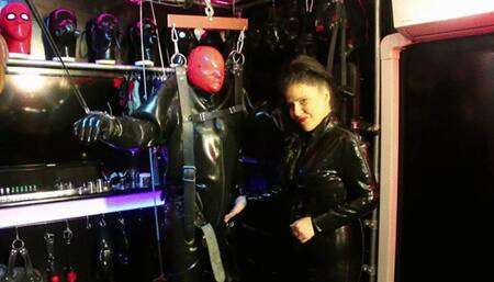 Long day in heavy rubber bondage Part 2 Superb fetish Video