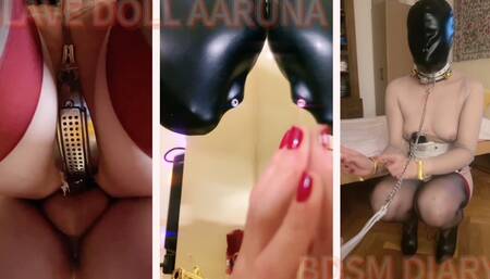 Slave Doll Aaruna Diary 2 (endless Moans From Electric Metal Butt Plug andchastitybelt)