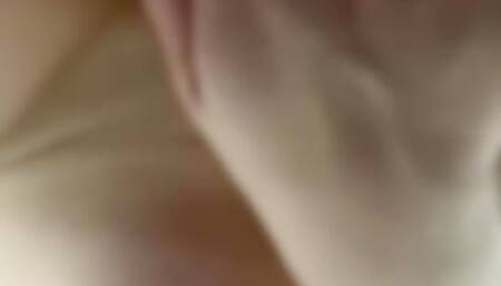 Clitoris and G-spot masturbation on all fours 1/2　