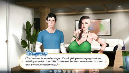 Liplock Kissing lessons by sonia and blindfold blowjob by Sarah with huge cumshot in her mouth - Prince of Suburbia Chapter - 9