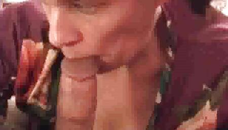 Check My MILF munching on my cock