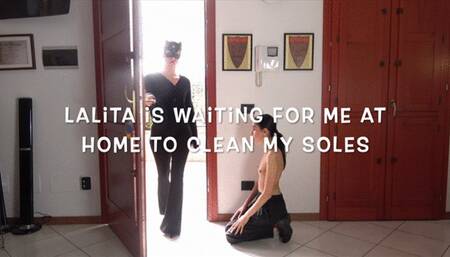 GEA DOMINA - LALITA IS WAITING FOR ME AT HOME TO LICKING MY SOLES