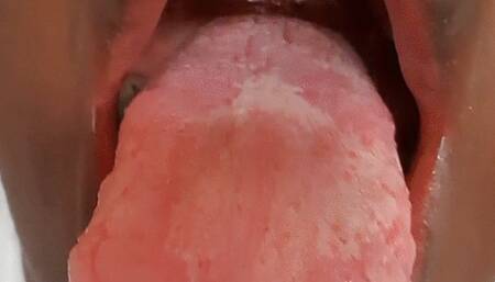 Mouth and tongue fetish