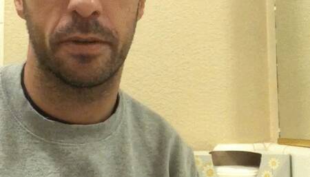 Quick nose blow on Puffs Plus tissues while rocking a beard!