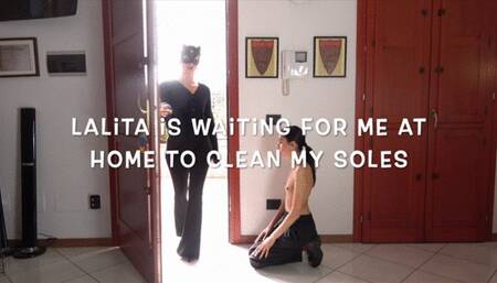 GEA DOMINA - LALITA IS WAITING FOR ME AT HOME TO LICKING MY SOLES (MOBILE)