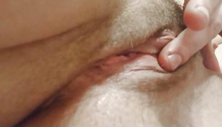 Amazing amateur wife Akasha Looks at her pussy