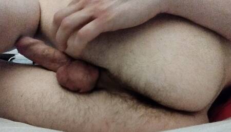 Ass and cock caressing