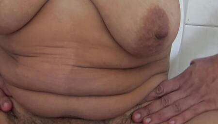 kinky arabic mistress pissing from hairy pussy