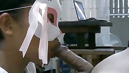 Amateur Pinay Blowjob, Cum in Mouth