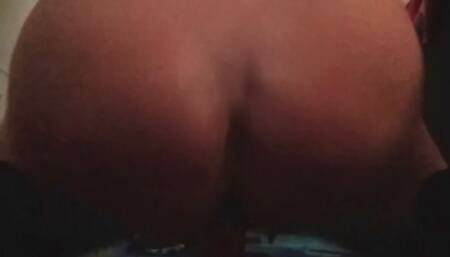 Benji Riding Huge Anal Dildo and Cum Hard