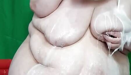 Slip and Slide Milk Bath